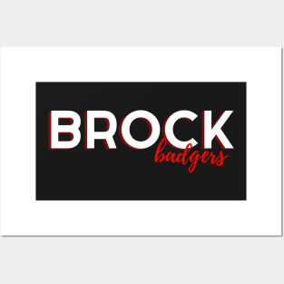 Brock Badgers Posters and Art